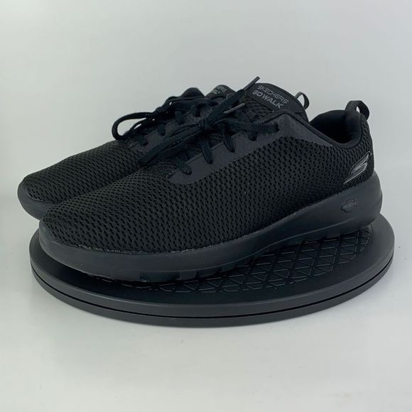 Skechers Go Walk Joy Paradise Black Athletic Shoes 15601W Women's Size 9 Wide - Picture 1 of 12